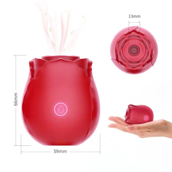 Rose Shape Vagina Sucking Vibrator